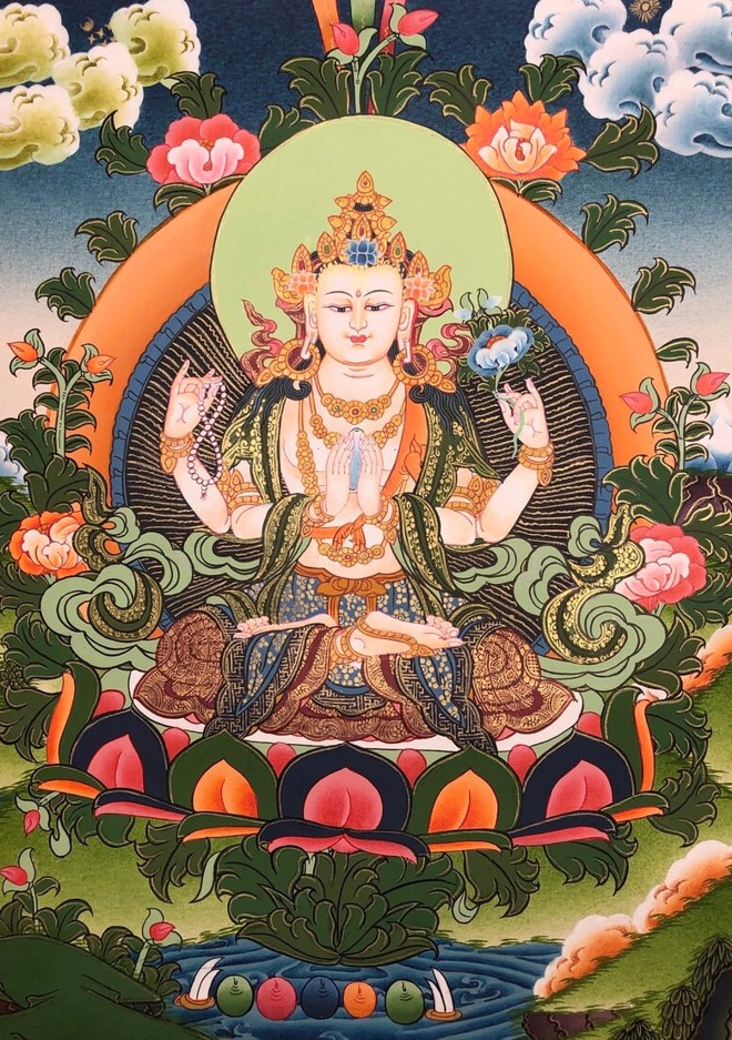 simbolo icone sagrado buda budismo pintura